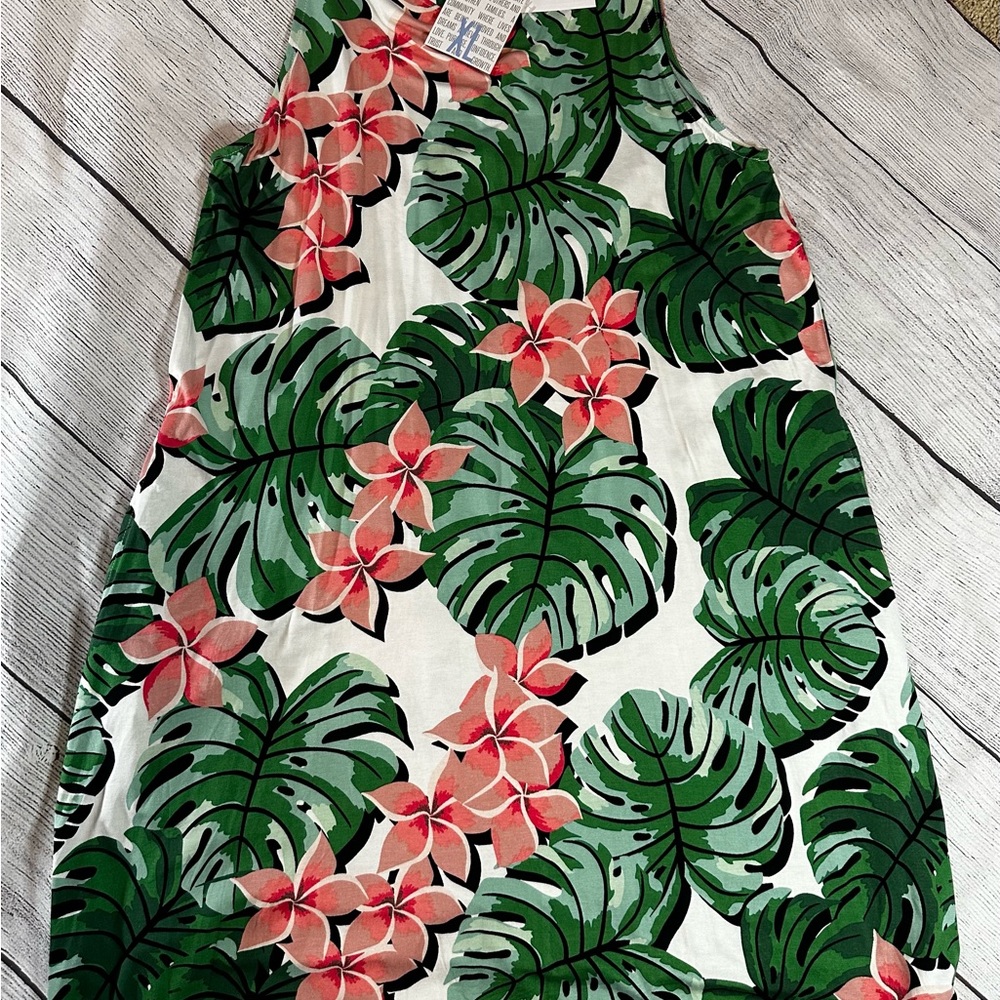 Lularoe Charlotte swing tank dress size XL
